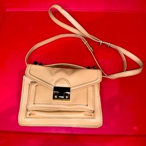 Loeffler Randall Blush Reptile Classic Leather Crossbody